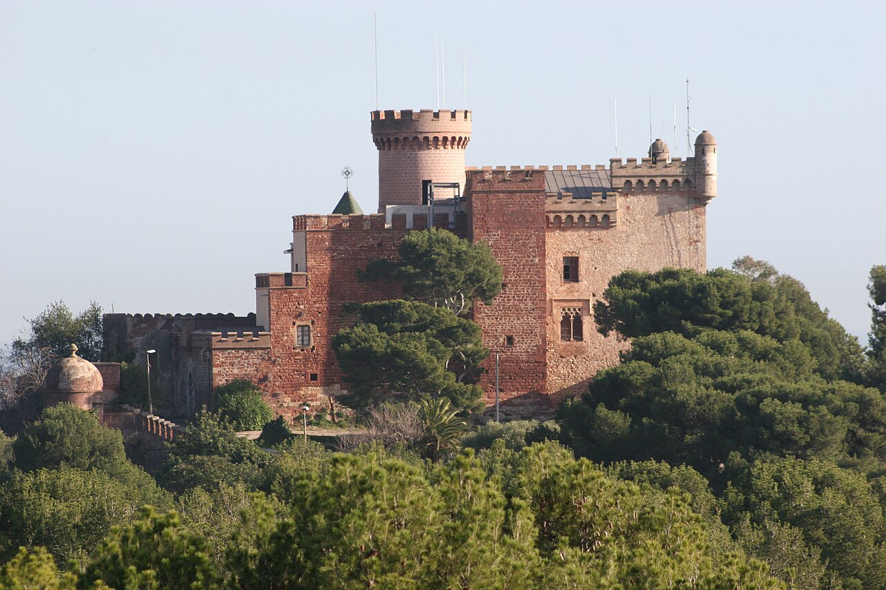Castillo de Castelldefels — vista general
