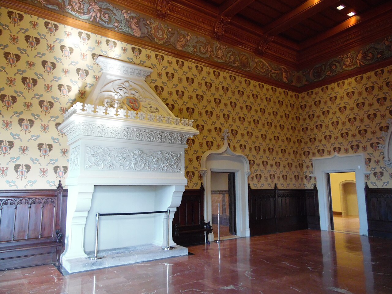 Interior de la torre del homenaje